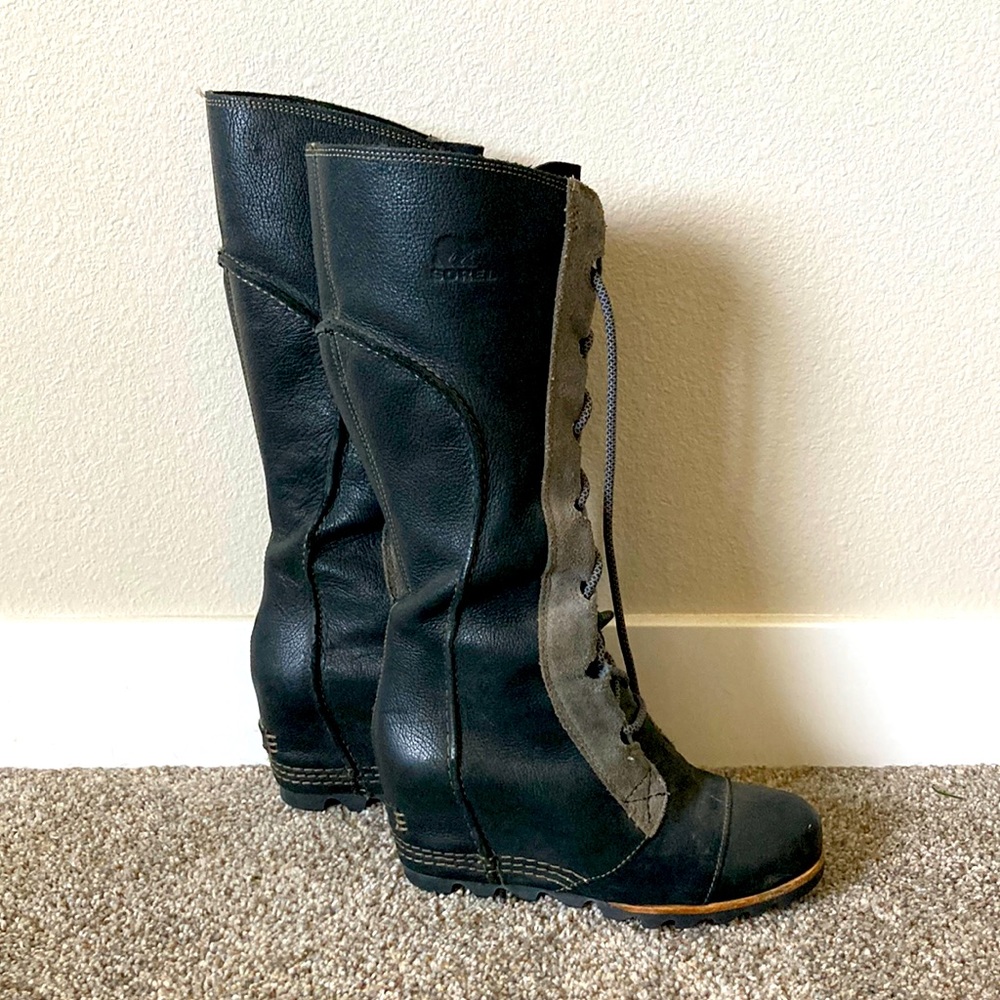 Tall Sorel lace up boot